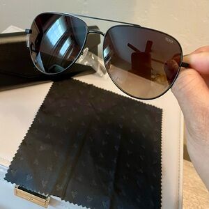 TUMI  Black Aviator Sunglasses